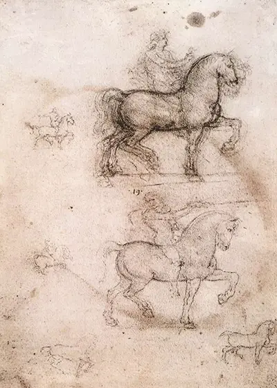 Reiterdenkmal Leonardo da Vinci